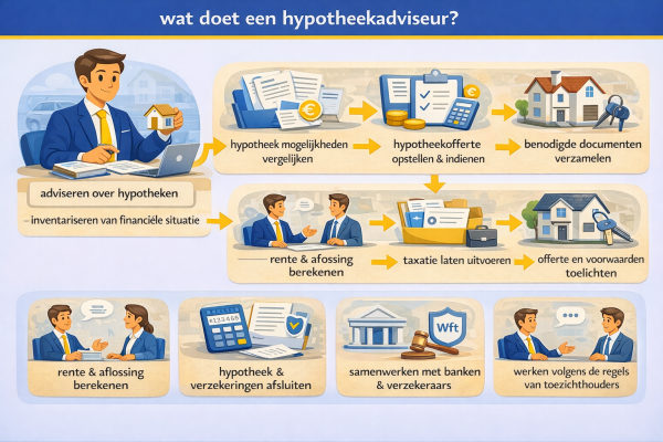 Alles over het beroep hypotheekadviseur Wat doet een hypotheekadviseur